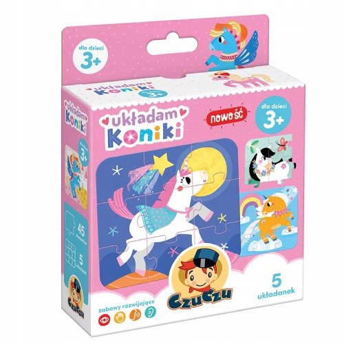 

CzuCzu Pierwsze puzzle Układam koniki 3+