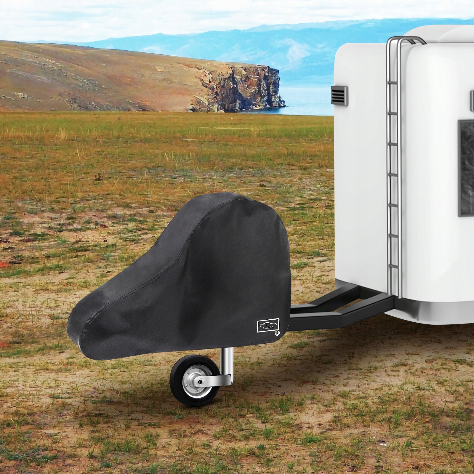 POKROWIEC OSŁONA DYSZLA ZACZEPU PRZYCZEPY KEMPINGOWEJ - 61x95x15cm EAN (GTIN) 6902601878627