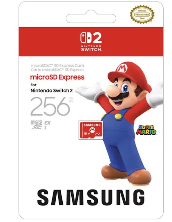 Karta pamięci Samsung Mario microSDXC 256GB do Nintendo Switch 2