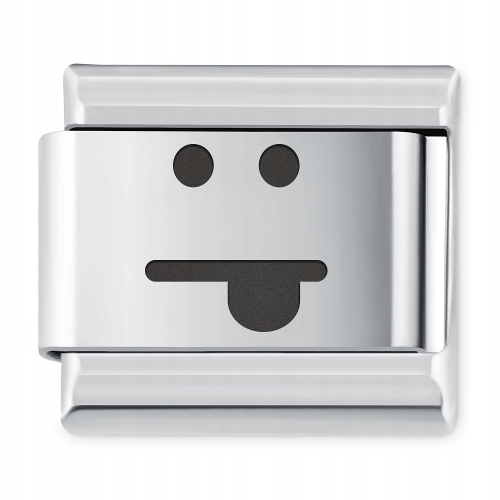

Italian Charms Symbole Emocje Buźka Język Grawer