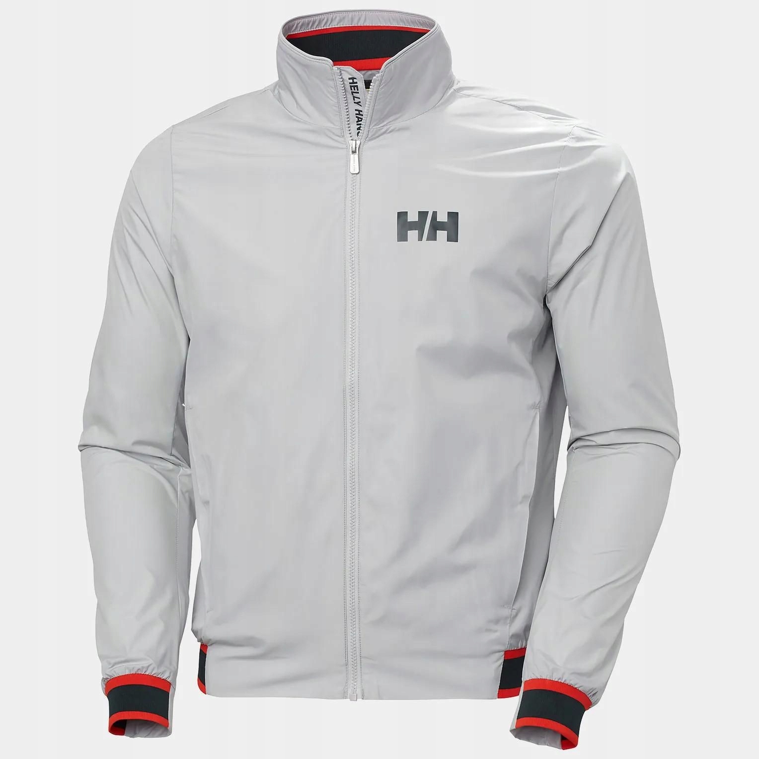 Pánská bunda Hh Salt Windbreaker Jacket Grey Fog 30299-853 vel. XL