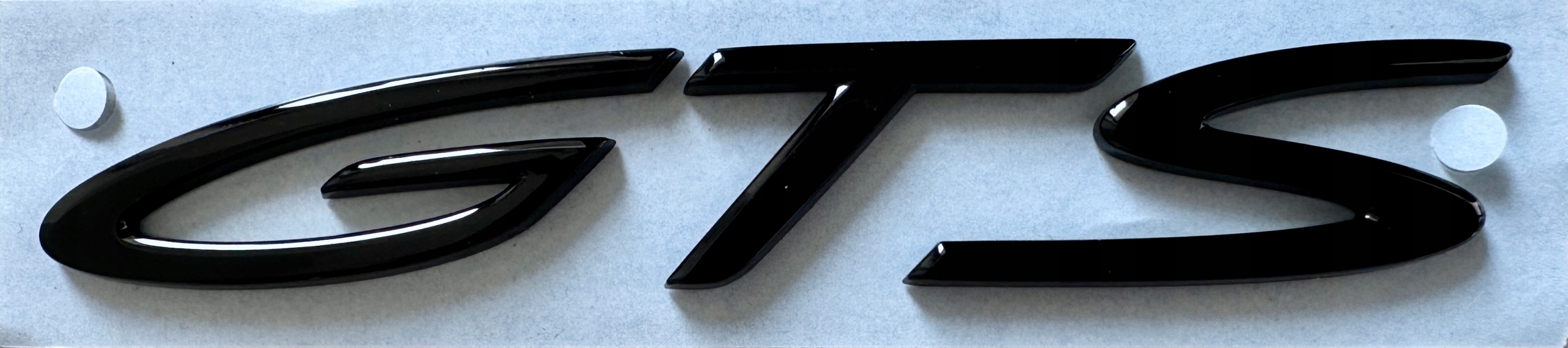 Porsche 911 992 "GTS" emblemat znaczek logo napis czarny