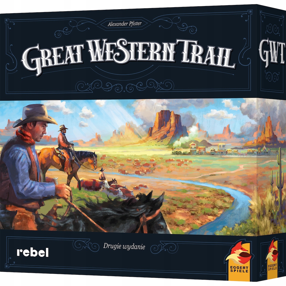 Gra Great Western Trail (druga edycja) pełne wydanie Pl