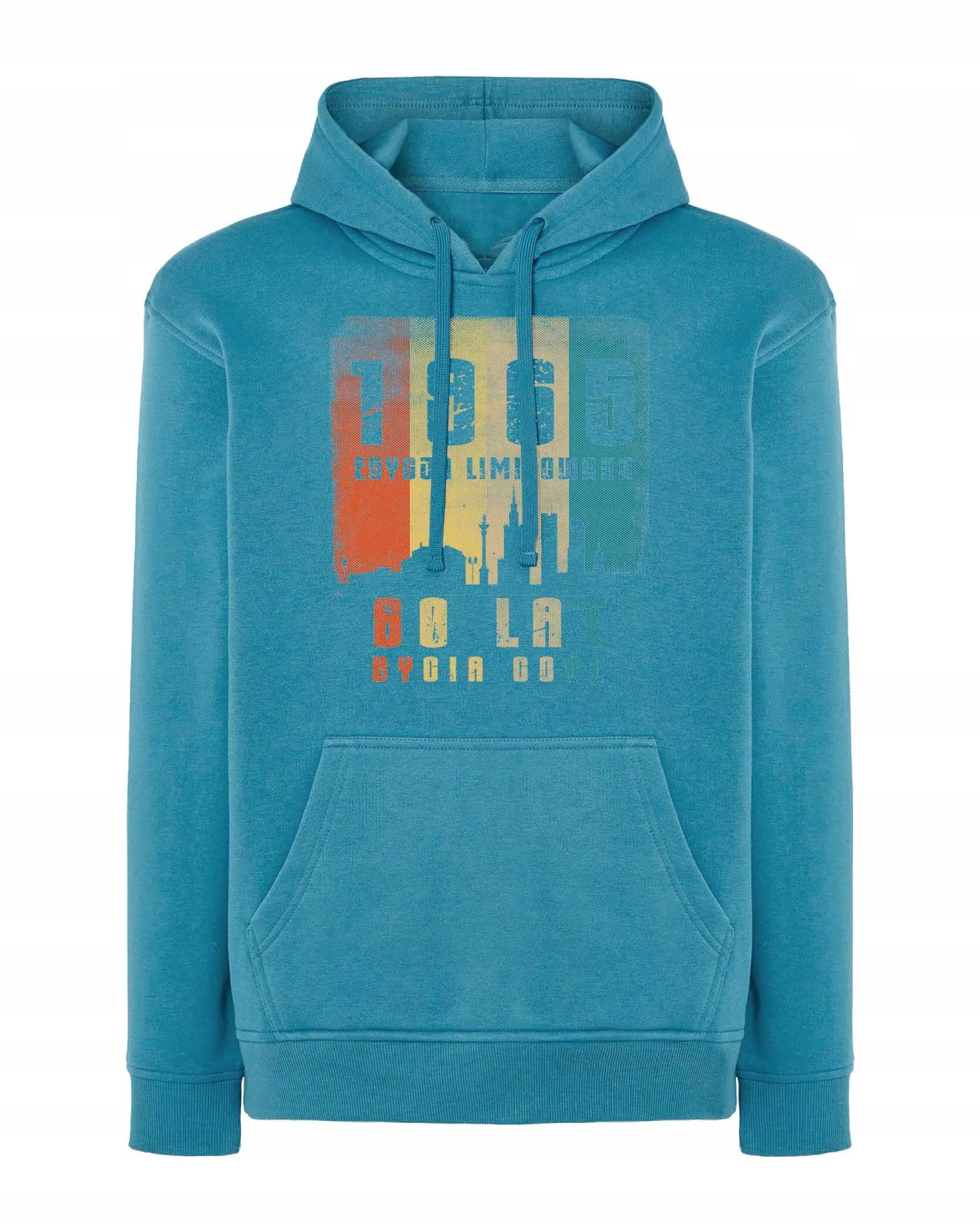 Mikina s kapucí k 60. narozeninám 60 let cool 1965 Modrá M