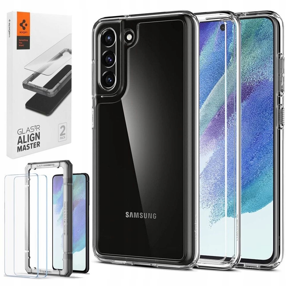 

Zestaw Etui Spigen Case Szkła do Galaxy S21 Fe