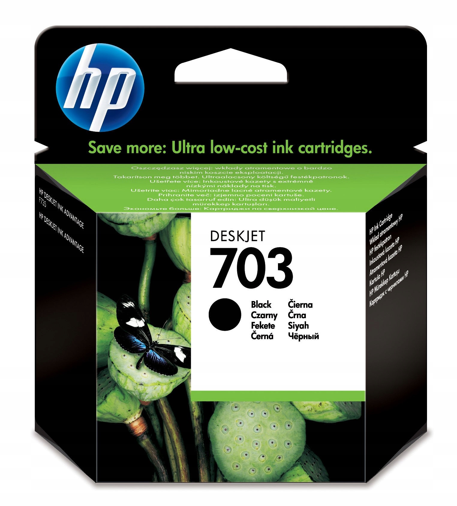 Tusz org. Hp 703 Black D730 F735 K109a K209a K510a
