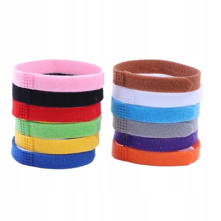 

12x Znaczniki dla szczeniąt obróżki miot Rzep 35cm