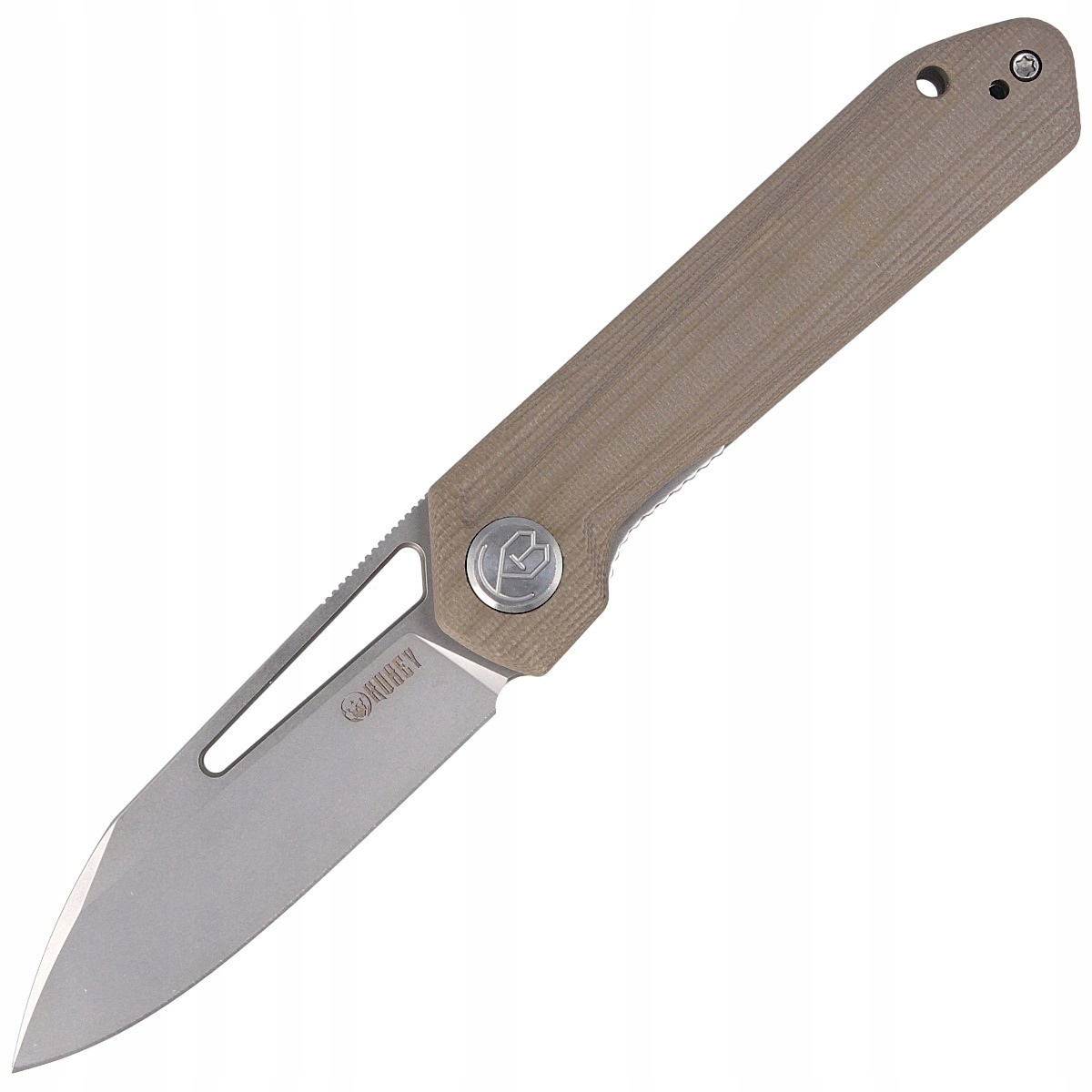 Nůž Kubey Royal Tan G10, Beadblasted D2 od firmy Colin (KU321D)