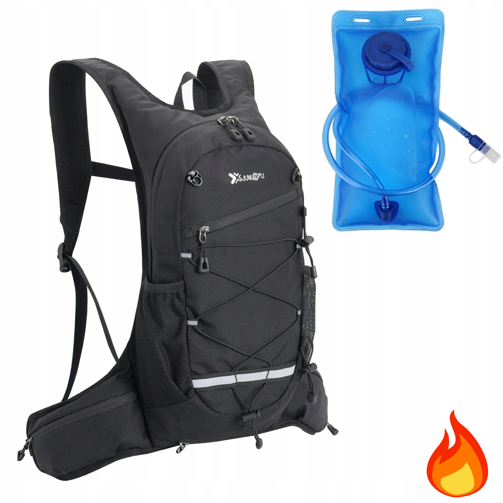 Batoh Turistický vak 20 L Hydrovak 2 L Voda Odolný proti dešti