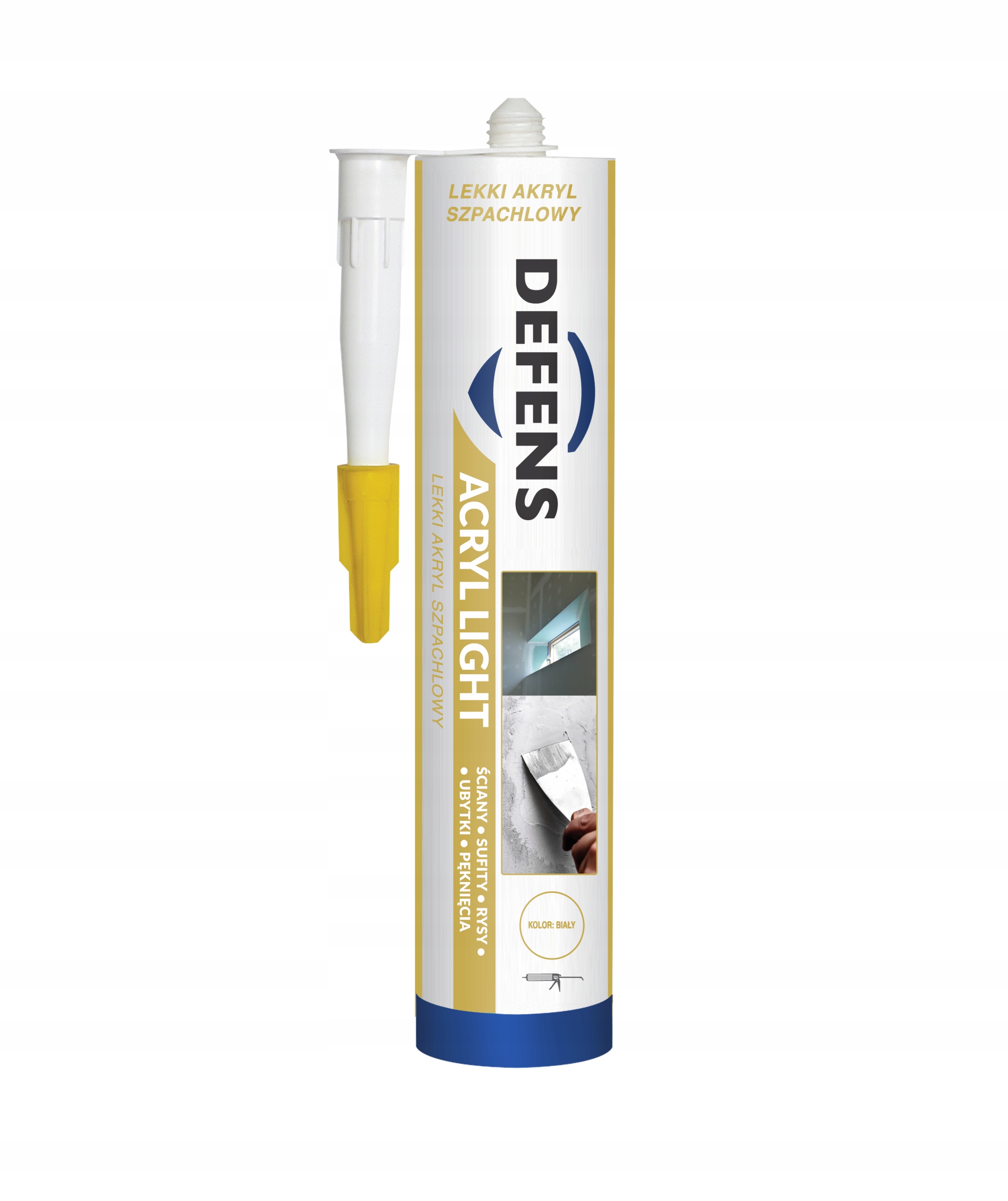

Lekki Akryl szpachlowy Defens biały 300 ml