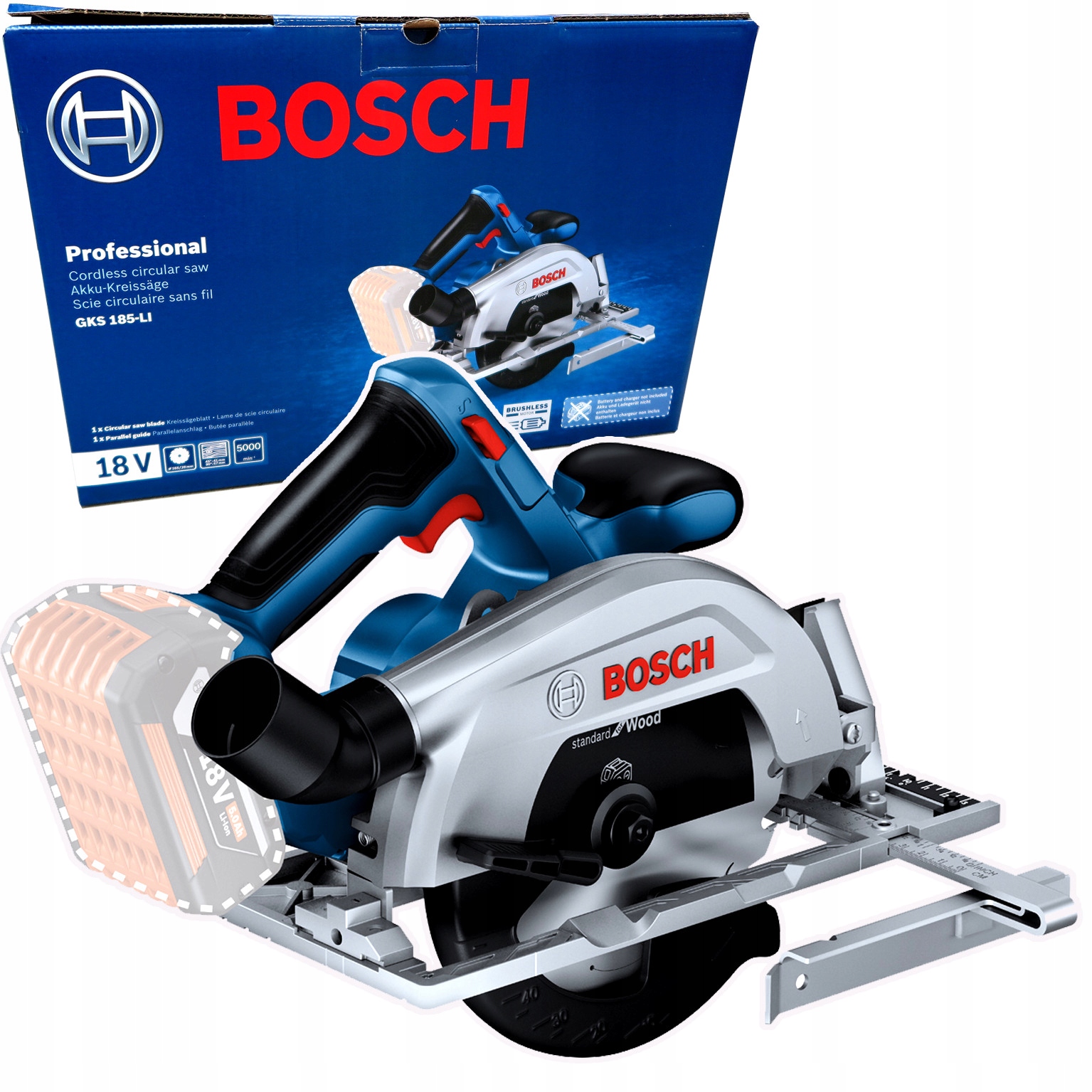 Pilarka Tarczowa Bosch Gks 185-LI 06016C1221