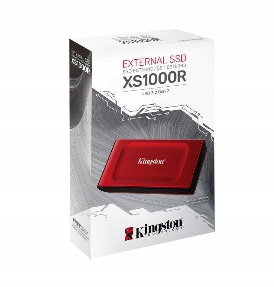 Dysk Ssd XS1000R 2TB USB3.2 Gen2.2 Zewnętrzny Red