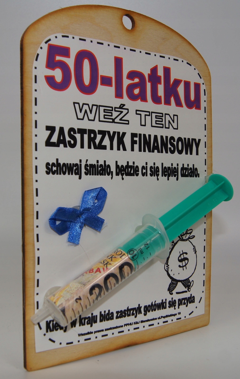 

Śmieszny na 50 Urodziny Zastrzyk Chłopak