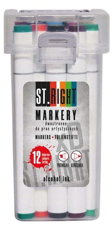 Markery dwustronne artystyczne St.Right