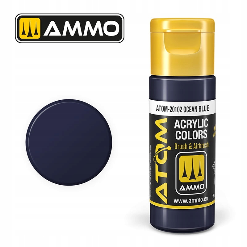 Ammo 20102 Atom Color Ocean Blue 20ml (FS25042-ANA606)