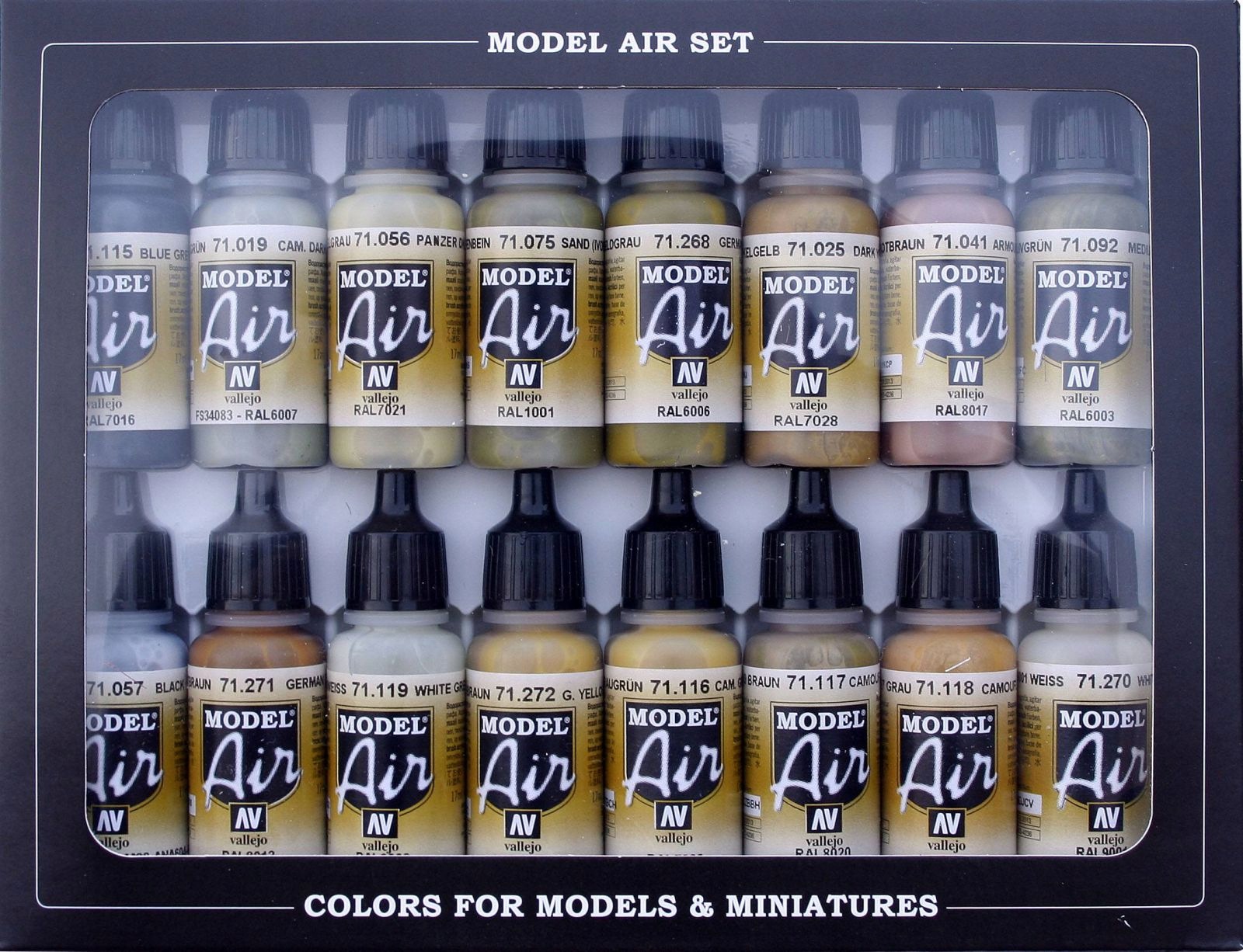 Vallejo: 71.208 Model Air German Wwii Europe+af (16 X 17 ML)