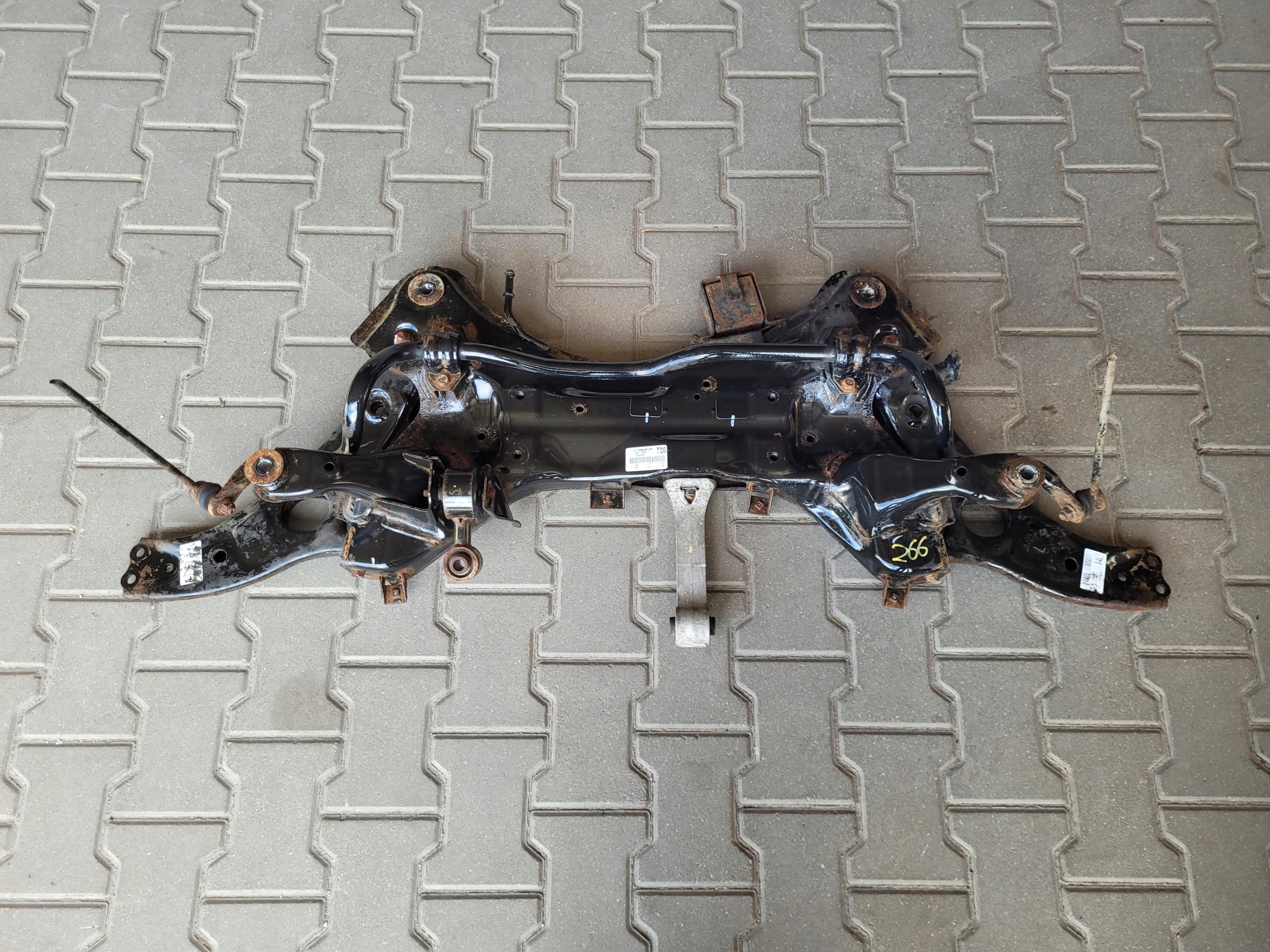 suspension beam axle beam subframe front front HYUNDAI SANTA FE III 2.2 D CRDI