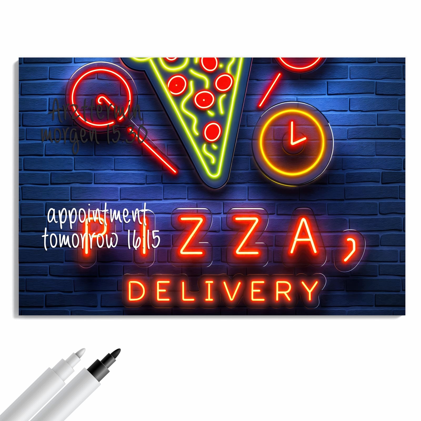 Magnetická tabule Dostawa pizzy 60 × 40 cm