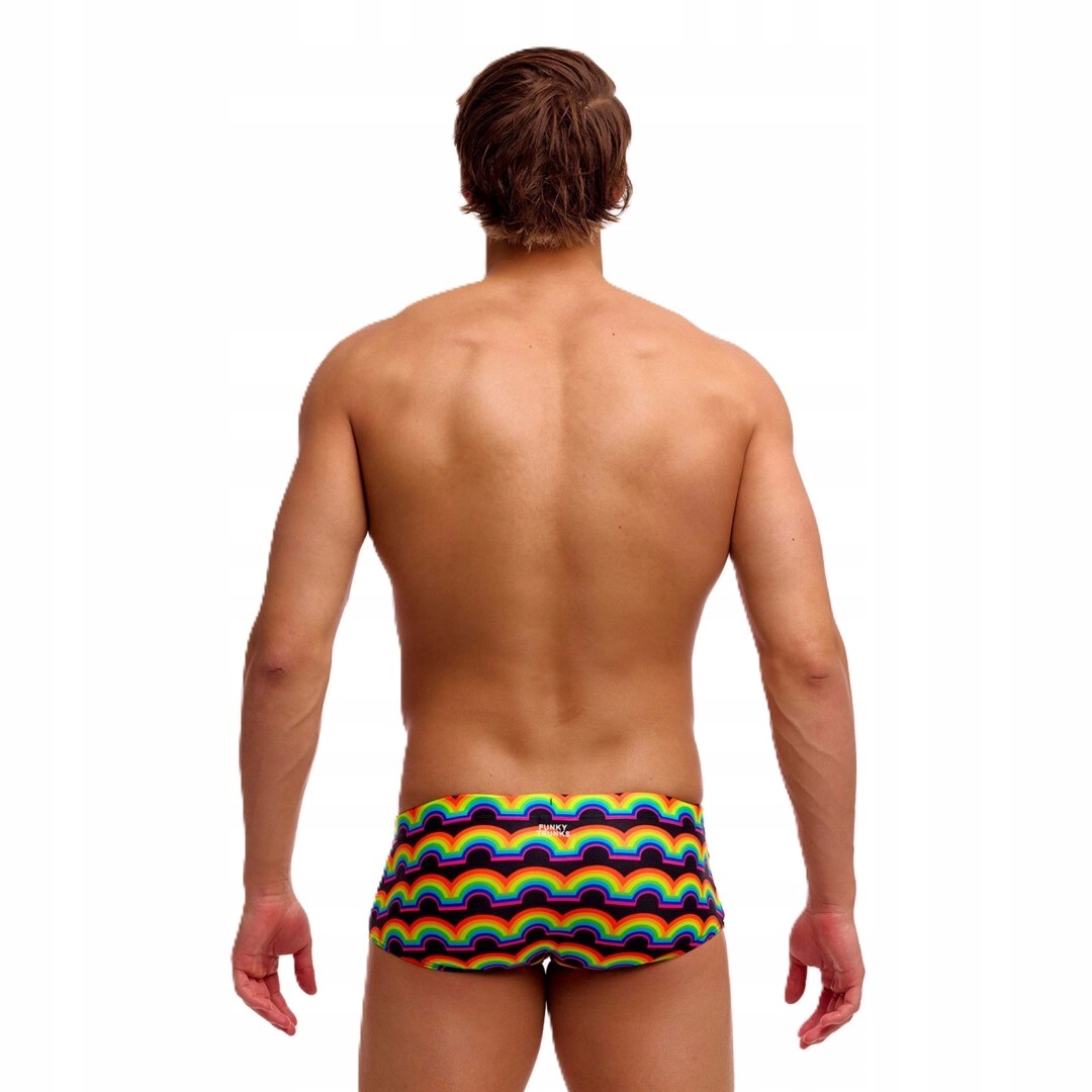 Pánské plavecké šortky Funky Trunks Sidewinder Trunks rainbowie
