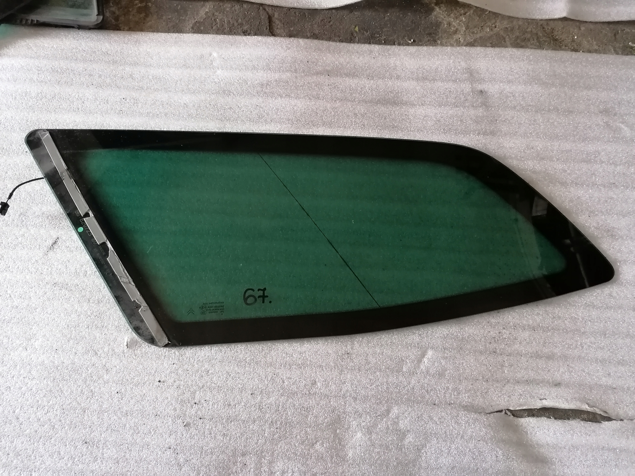 67 SZYBA BOCZNA CITROEN C5 III