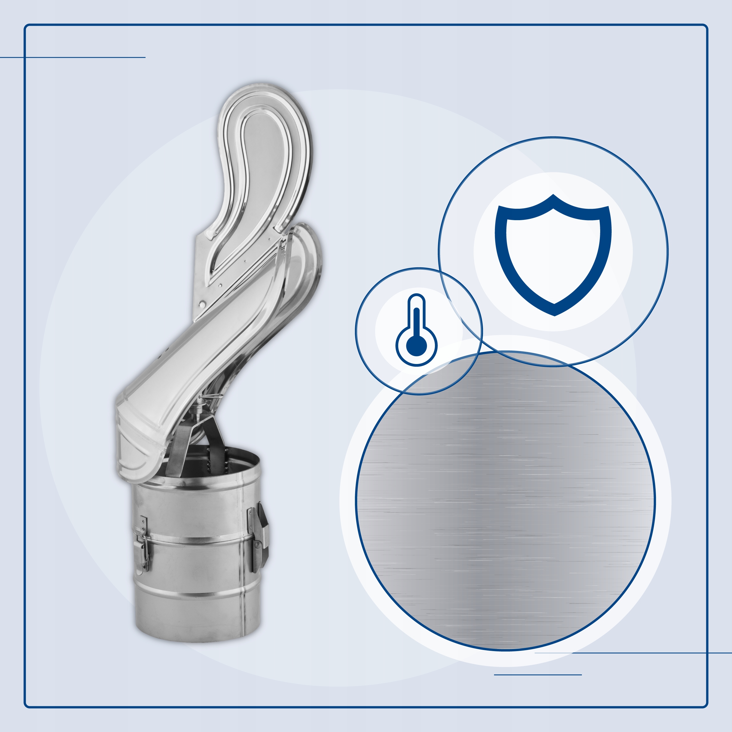 Nasada Kominowa DARCO ROTOWENT RO200CHCH-SW-B Marka Darco