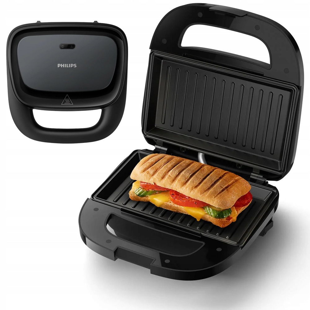 Panini sendvičovač grilovací deska 750 W Série 3000 Philips HD2330/90