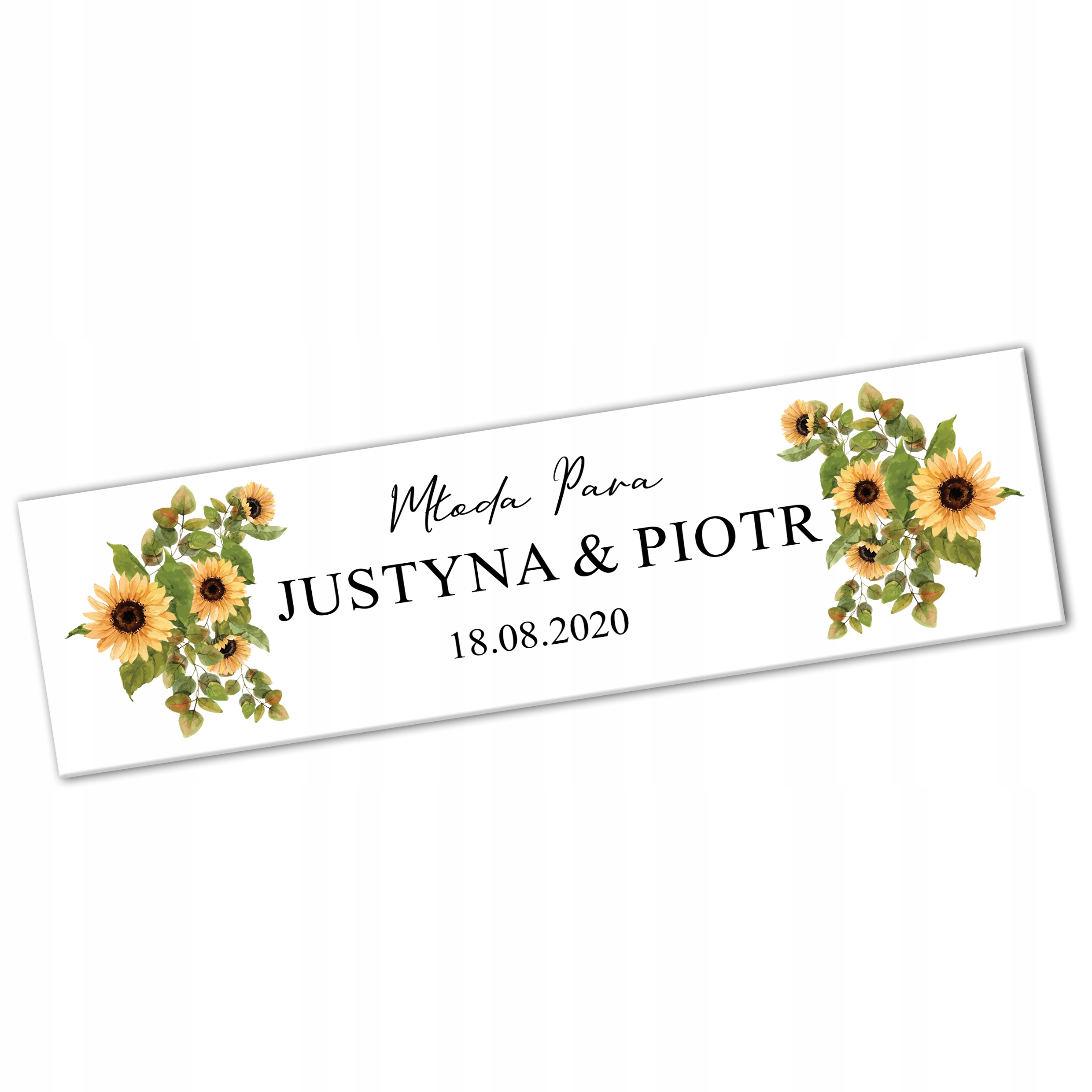 

Tablica Rejestracyjna Ślub Imiona Data Słonecznik