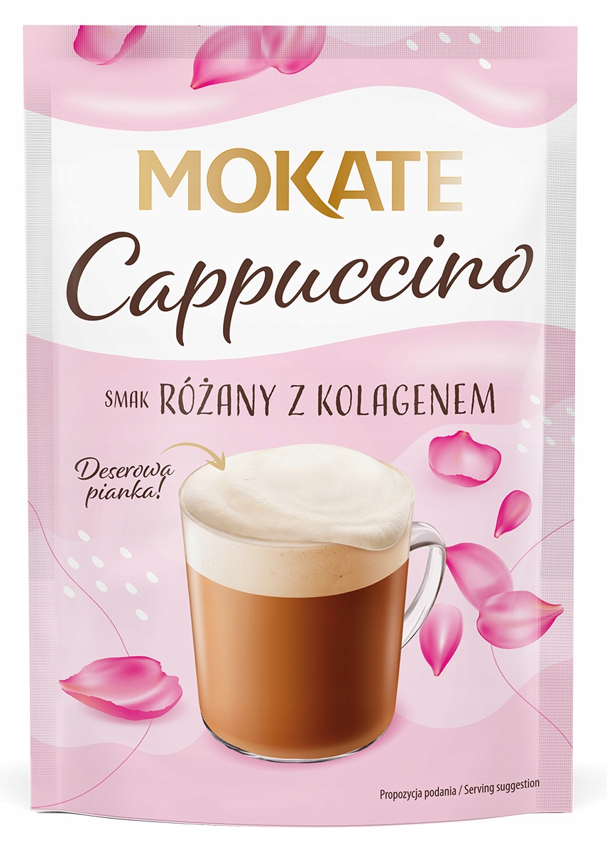 Levně 13x Mokate Cappuccino Růže Kolagen Dezertní pěna 40 g