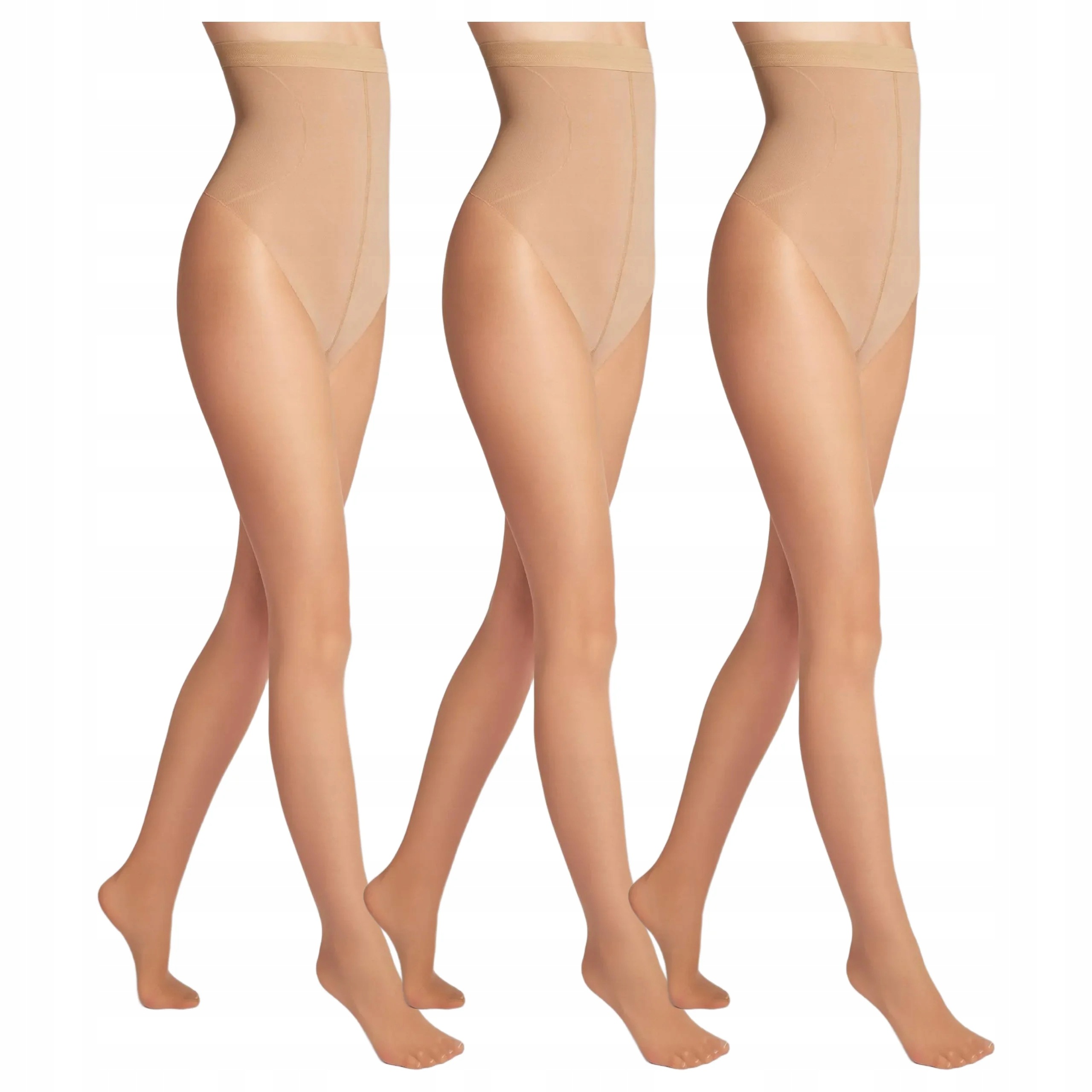 3x Punčocháče punčocháče Talia Control 20 den Marilyn Beige 3-M