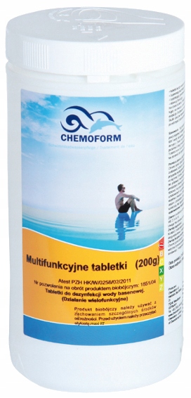 

1kg Tabletki Multifunkcyjne 6w1 200g Chlor Basen