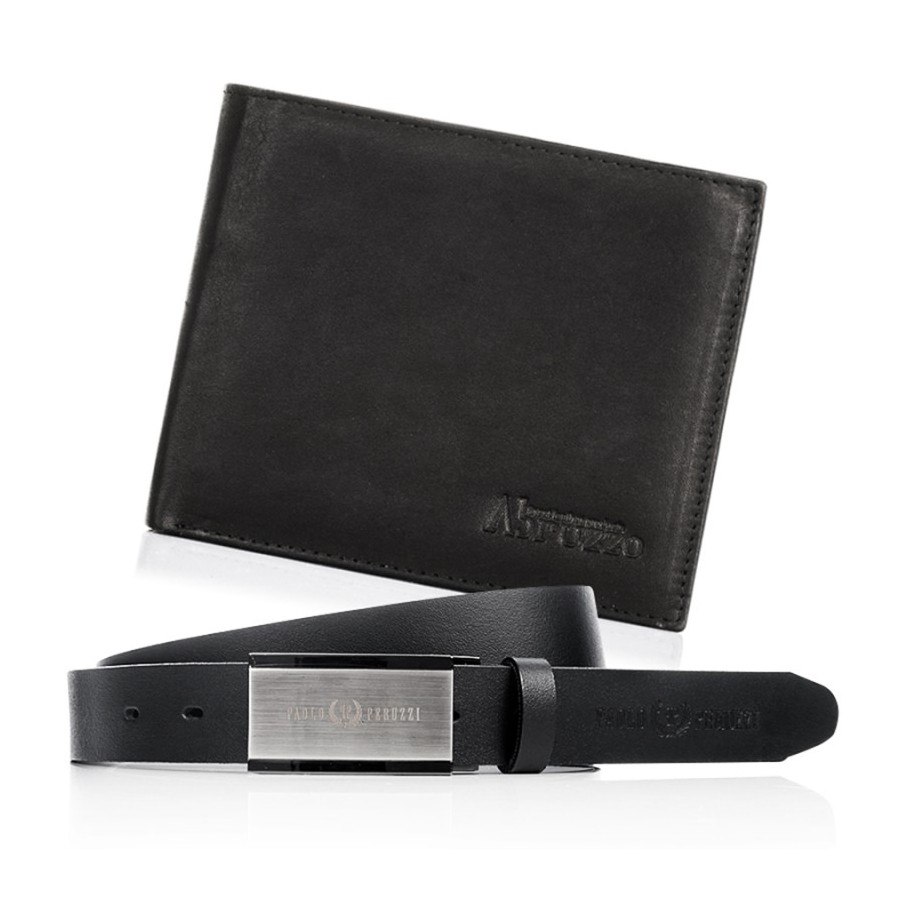 

Zestaw Prezentowy Skórzany: Portfel + Pasek