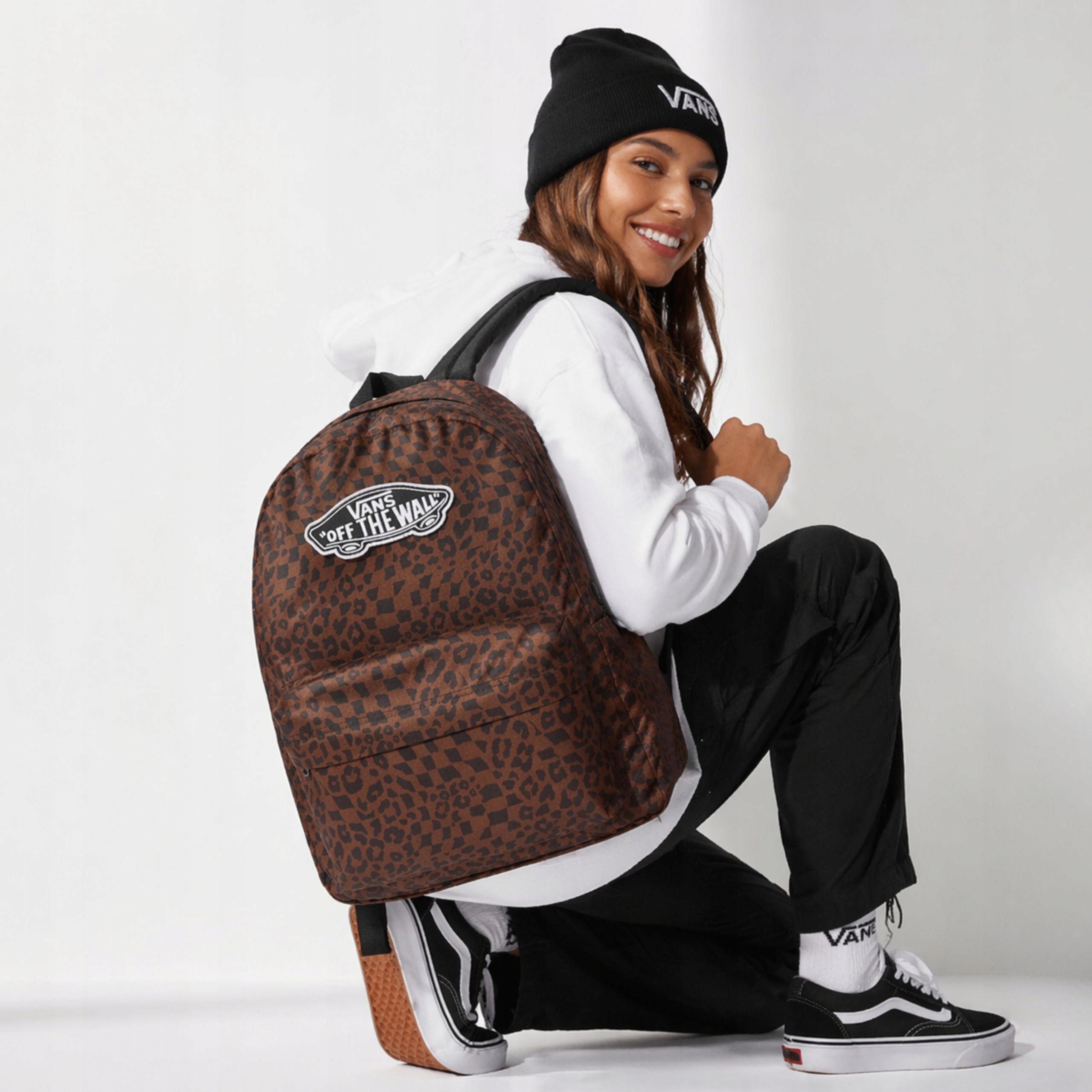 Školní batoh Vans Old Skool panterka lehký do školy sportovní mládežnický