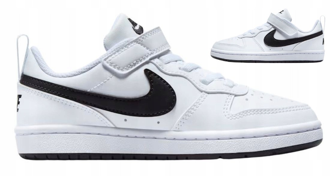 Buty sportowe dziecięce na rzep Nike DV5457-104 sneakersy dla dzieci R. 34