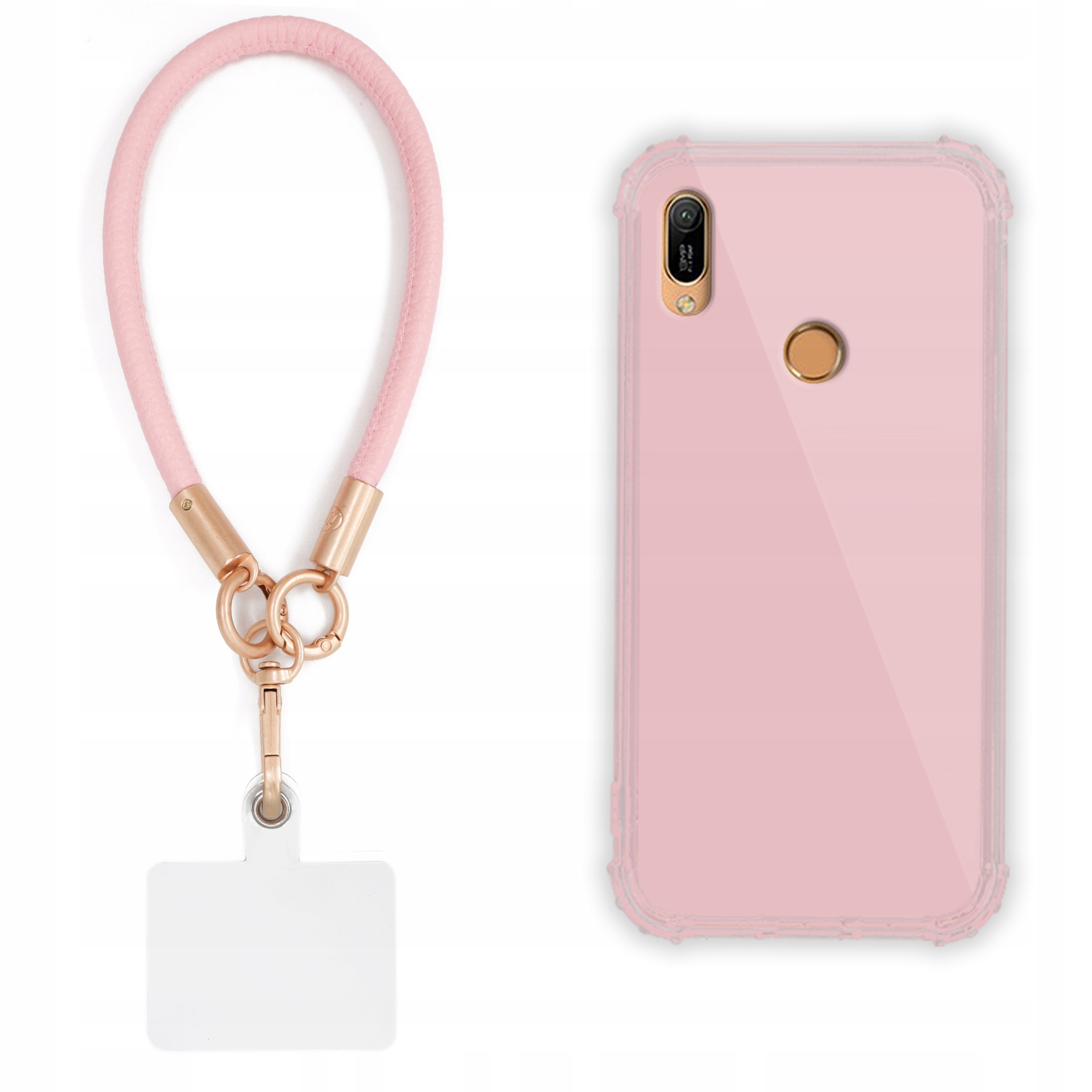 Puzdro Pre Huawei Y6S Case Antishock Pinky Ružové Vodítko Sada Odolné Silné