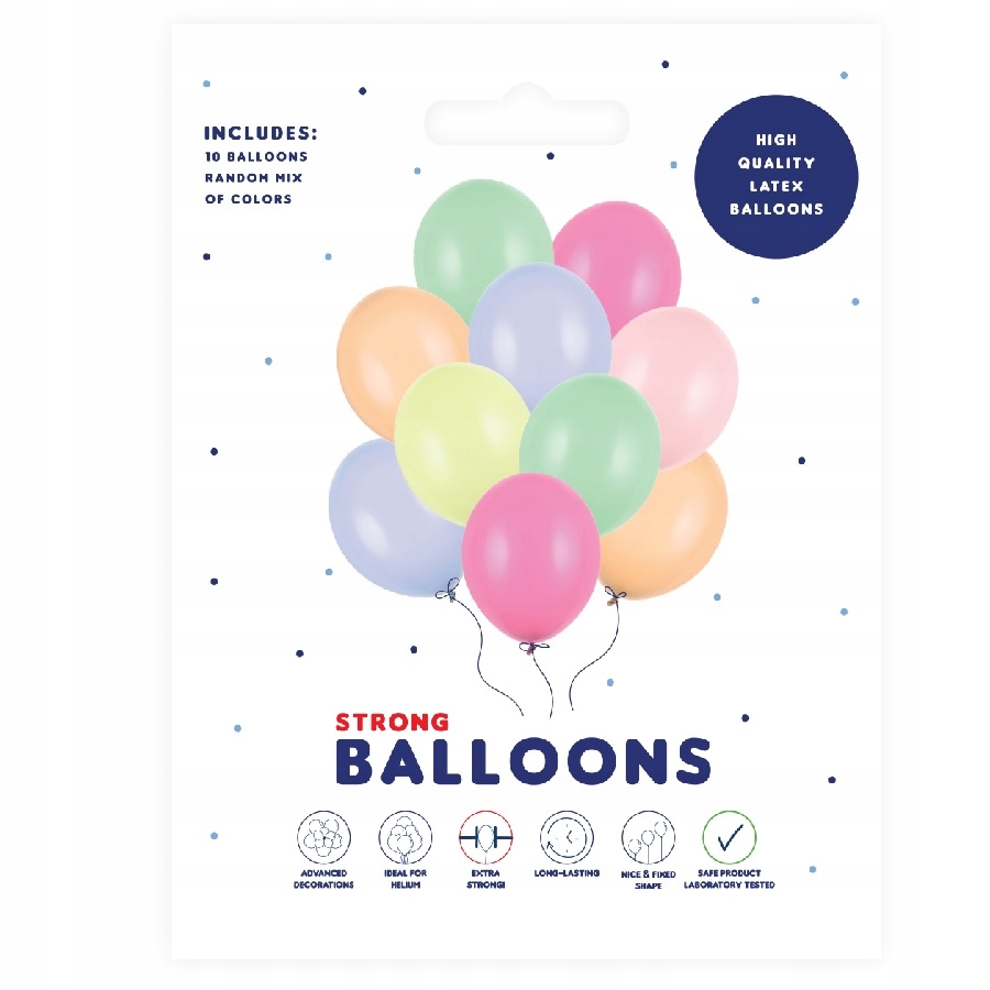 

Kolorowe balony pastelowe na Urodziny dzieci 10szt