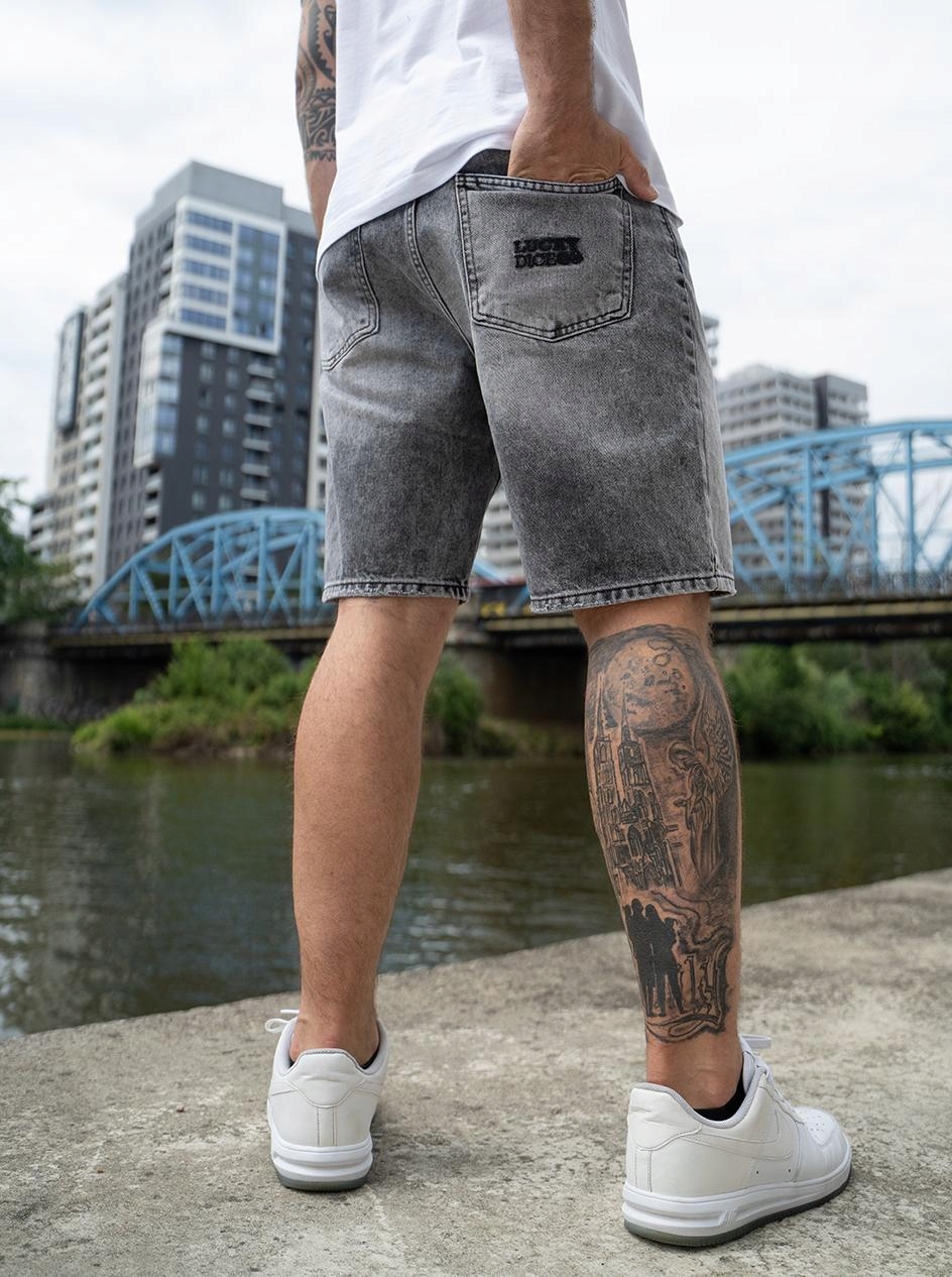 Kraťasy Lucky Dice Jeans Sprane Grey vel. XL