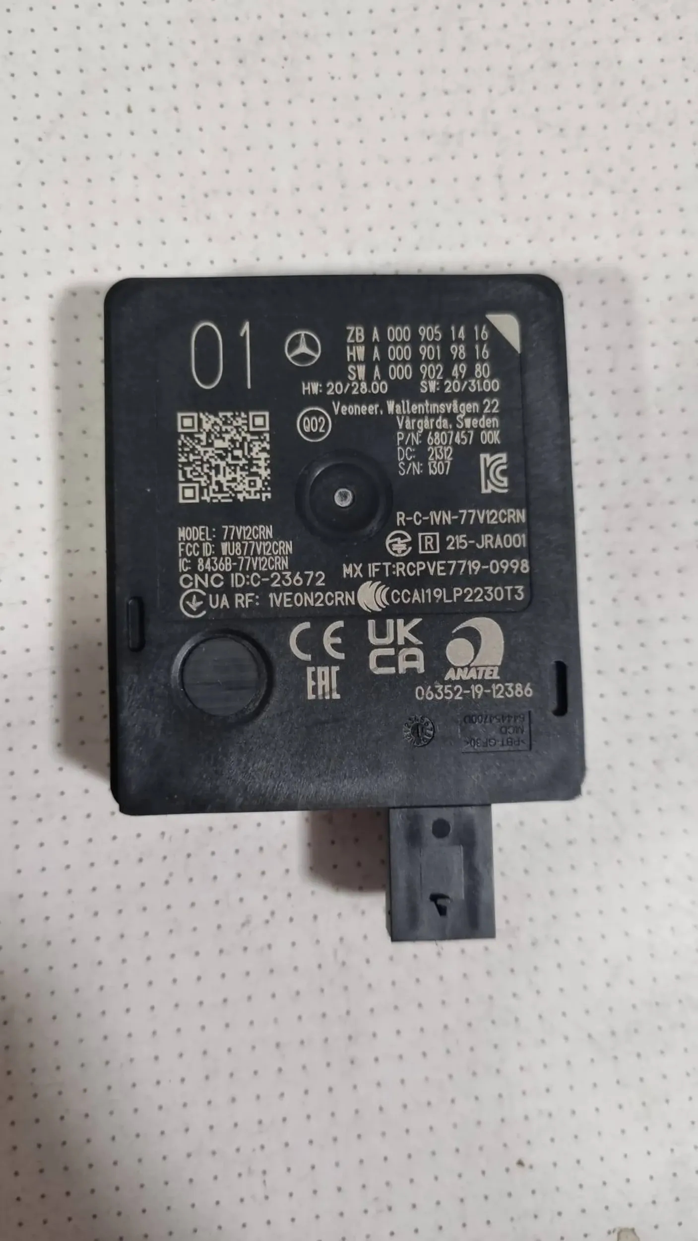 Mercedes-Бензин C W205 Оригінал радар Distronic ACC A0009051416