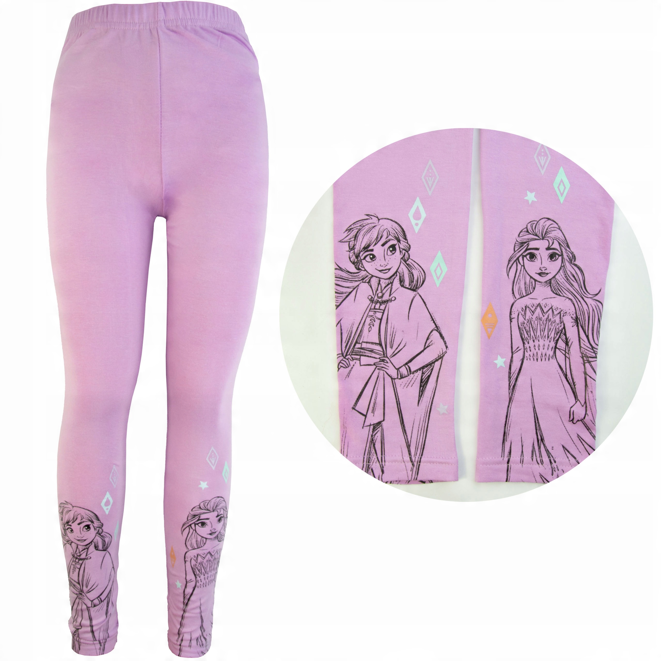 

Legginsy Bawełniane Anna i Elza z bajki Frozen 116
