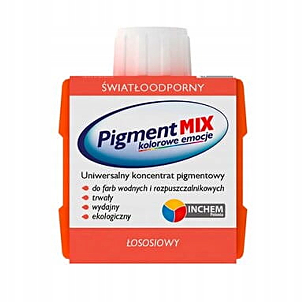 Farba akrylowa PIGMENT Inchem 0,08 l ŁOSOSIOWY BARWNIK