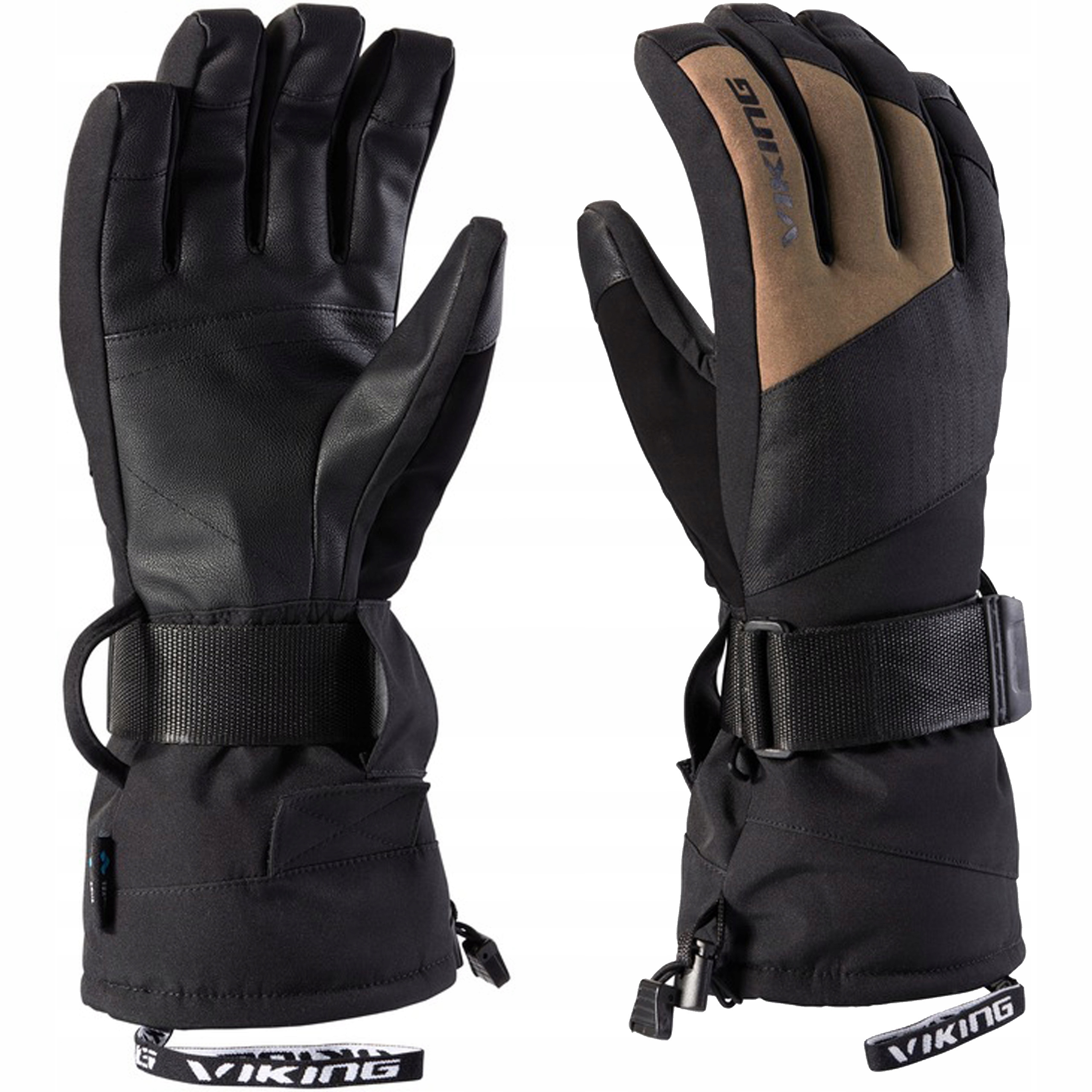 Rękawice Snowboardowe Viking Eltoro z usztywnieniem black brąz 8 M