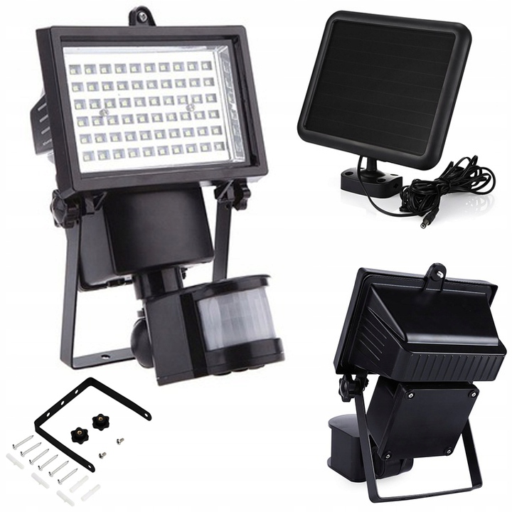 

Lampa Solarna Led Panel Czujnik Zmierzchu Ruchu