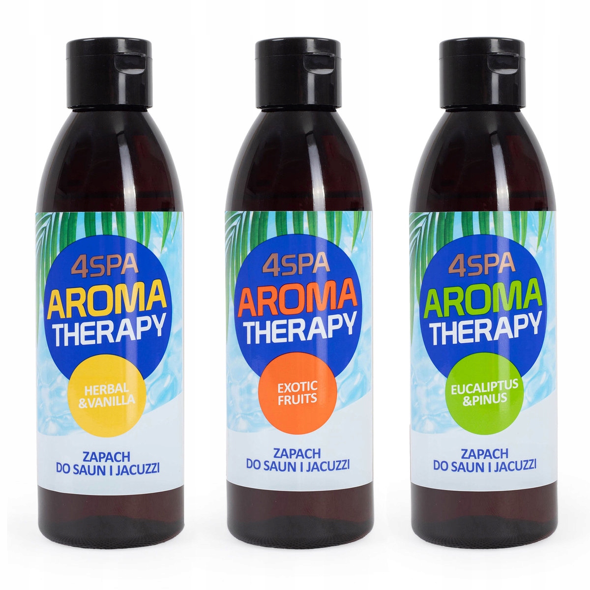 Gamix 4SPA Aroma Therapy Olejek Eteryczny Zapach Do Sauny Jacuzzi 3x250ml
