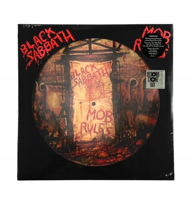 米2discs LP Black Sabbath Mob Rules R1599497 Rhino Records (2), Warner Records /00660 Black Sabbath – Mob Rules – 2 x Vinyl (LP, Album + 2 more