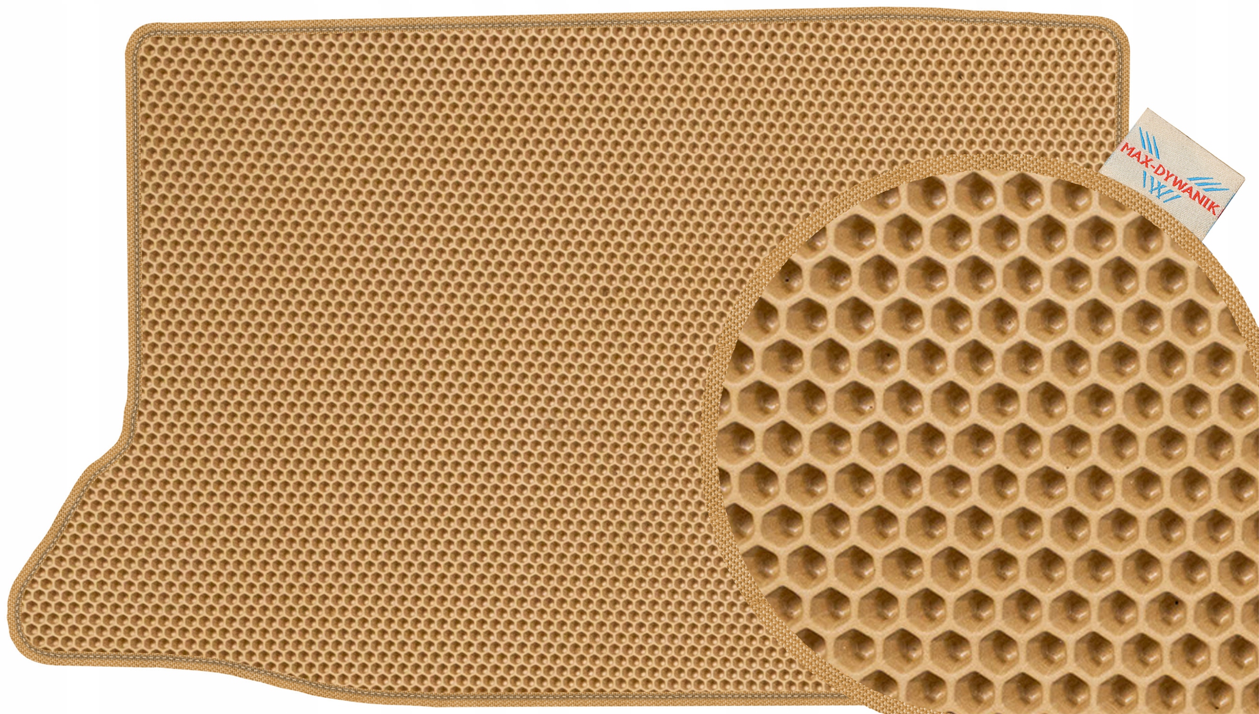 Honda Jazz I Hatchback 2002-2008 Vložka do kufru Eva Honey Béžová
