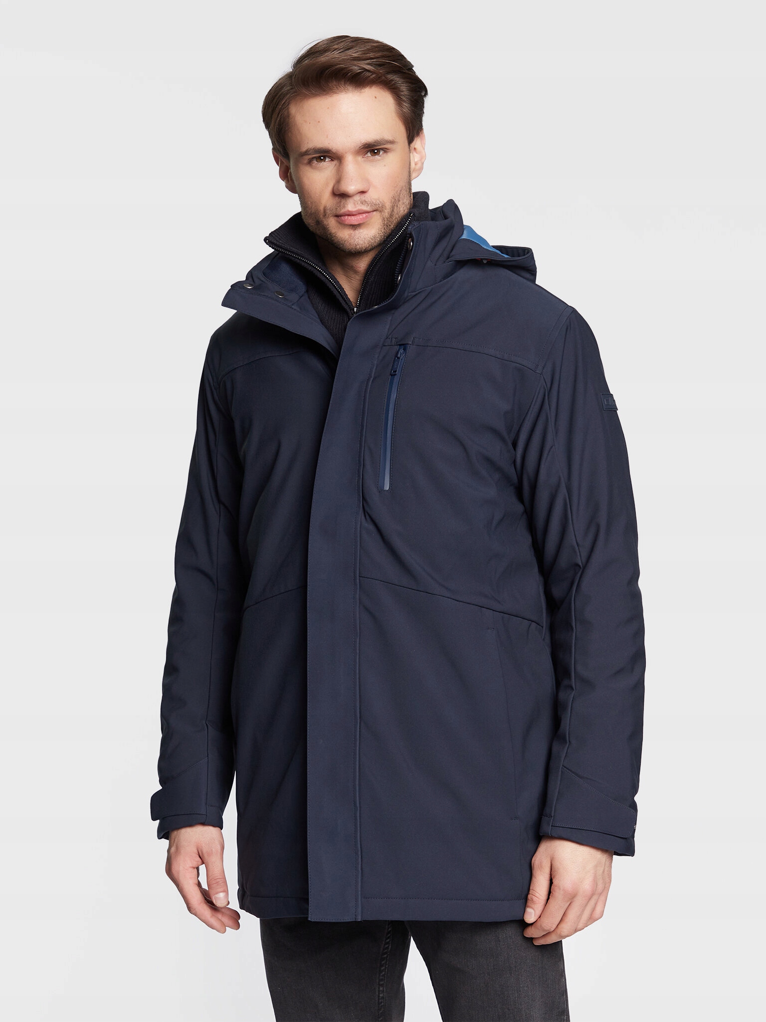 Cmp Kurtka softshell 32K3237 Granatowy Regular Fit