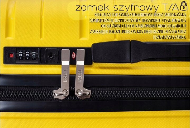 ZESTAW WALIZEK EXCLUSIVE 3W1 NA KÓŁKACH POLIPROPYLEN TSA RÓŻOWY RGL Materiał dominujący polipropylen