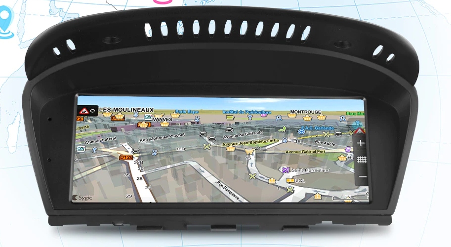 Radio nawigacja ANDROID 12 BMW 5 E60 CCC 8.8" 3 E90 Wifi GPs