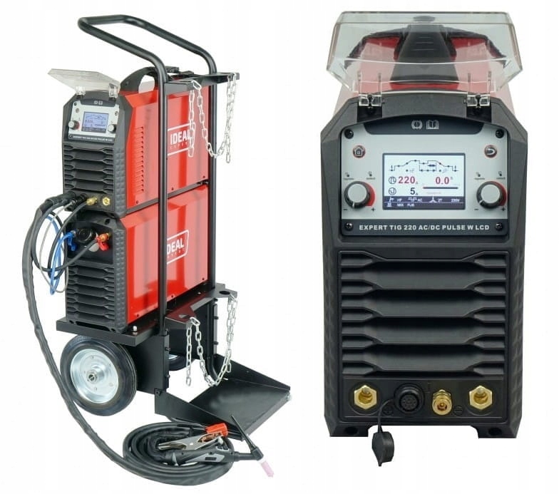 Spawarka Tig Ac/dc Expert Tig 220 Pulse W LCD Ideal 220A Hf/lift Puls