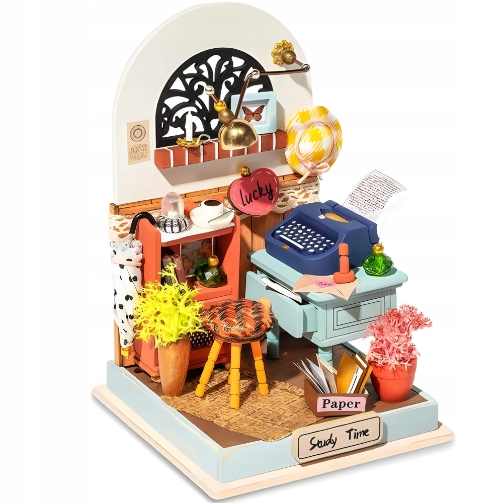 ROBOTIME Składany Drewniany Model Puzzle 3D DIY Marka Robotime