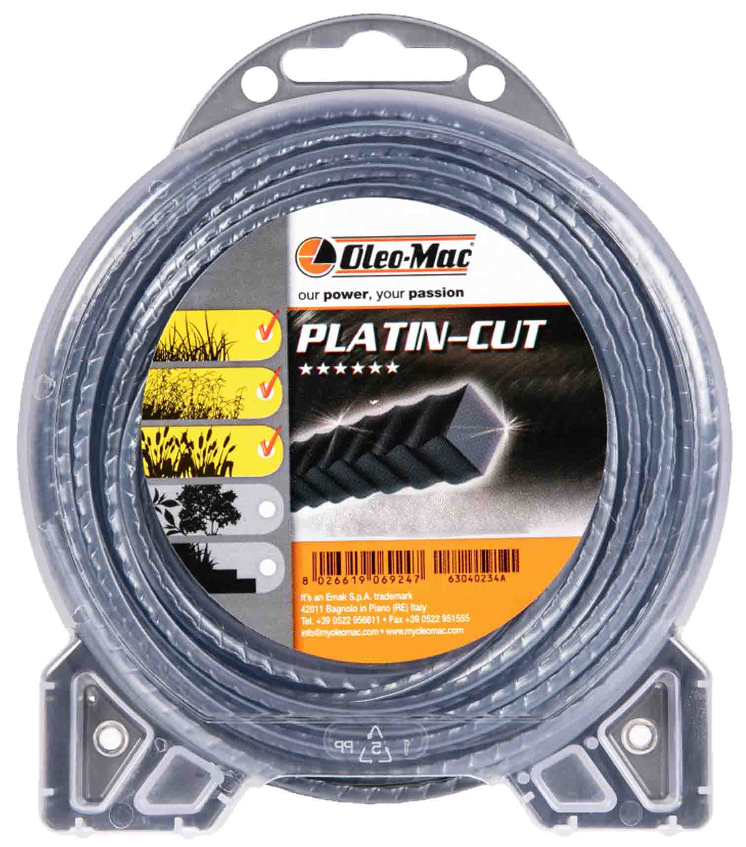 

Żyłka tnąca kwadrat Oleo-mac 2,7mm/15 m 63040234